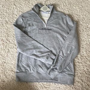 Calvin Klein Terry Cloth Quarter Zip